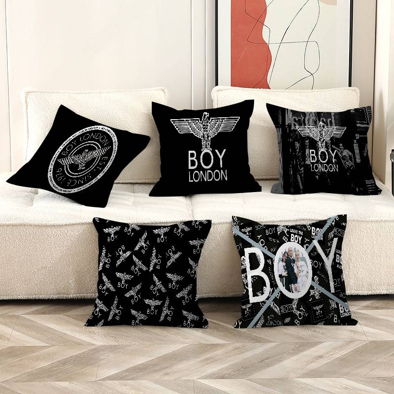Home Textiles London - Coussins décoratifs classiques avec logo B-Boy