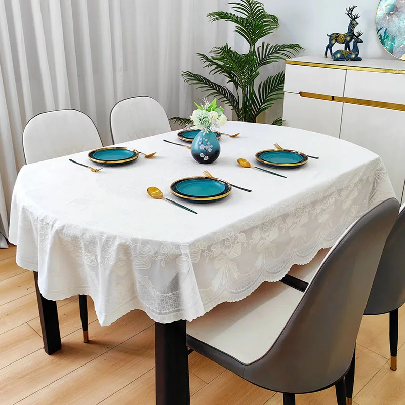 Home Textiles News - Nouvelle nappe ovale en PVC imperméable,