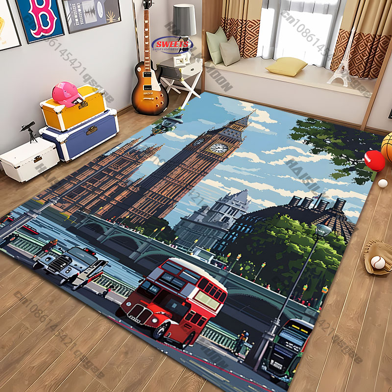 Home Textiles London - Livraison gratuite! Tapis imprimé avec motif