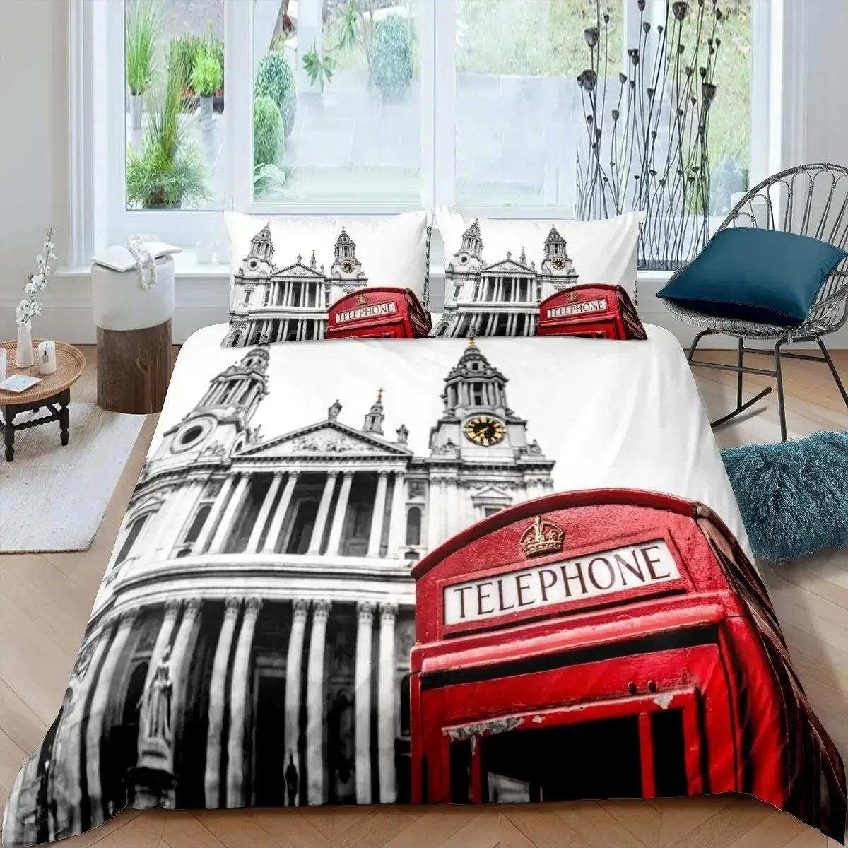 Home Textiles London - Cabine téléphonique London The Big Ben,
