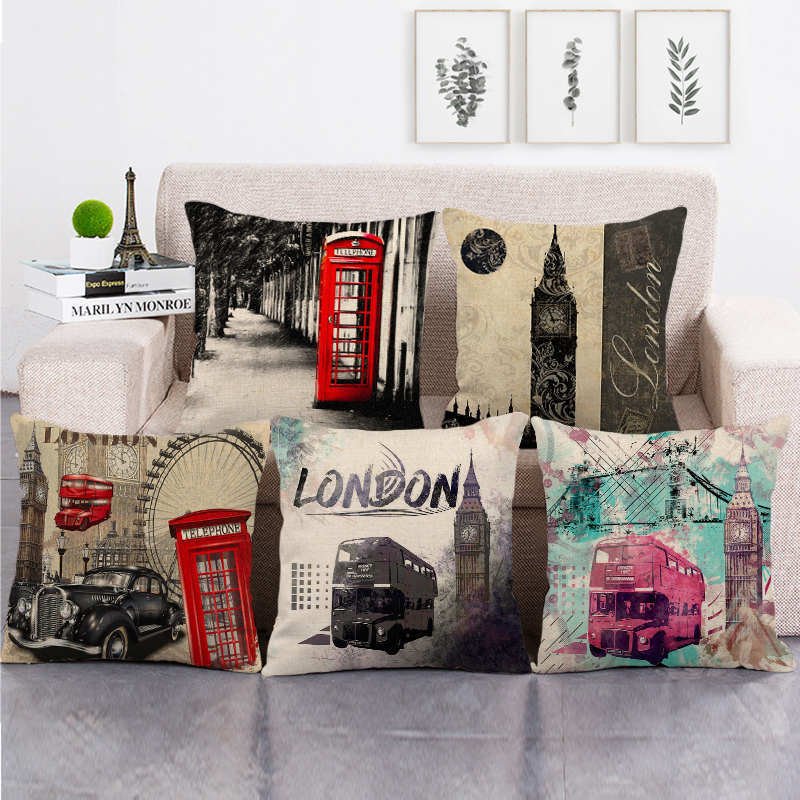 Home Textiles London - Housses d'oreiller courtes en peluche, série