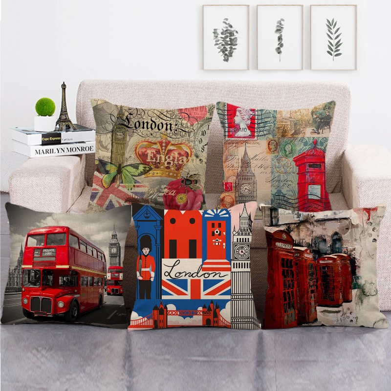 Home Textiles London - Housses d'oreiller courtes en peluche avec
