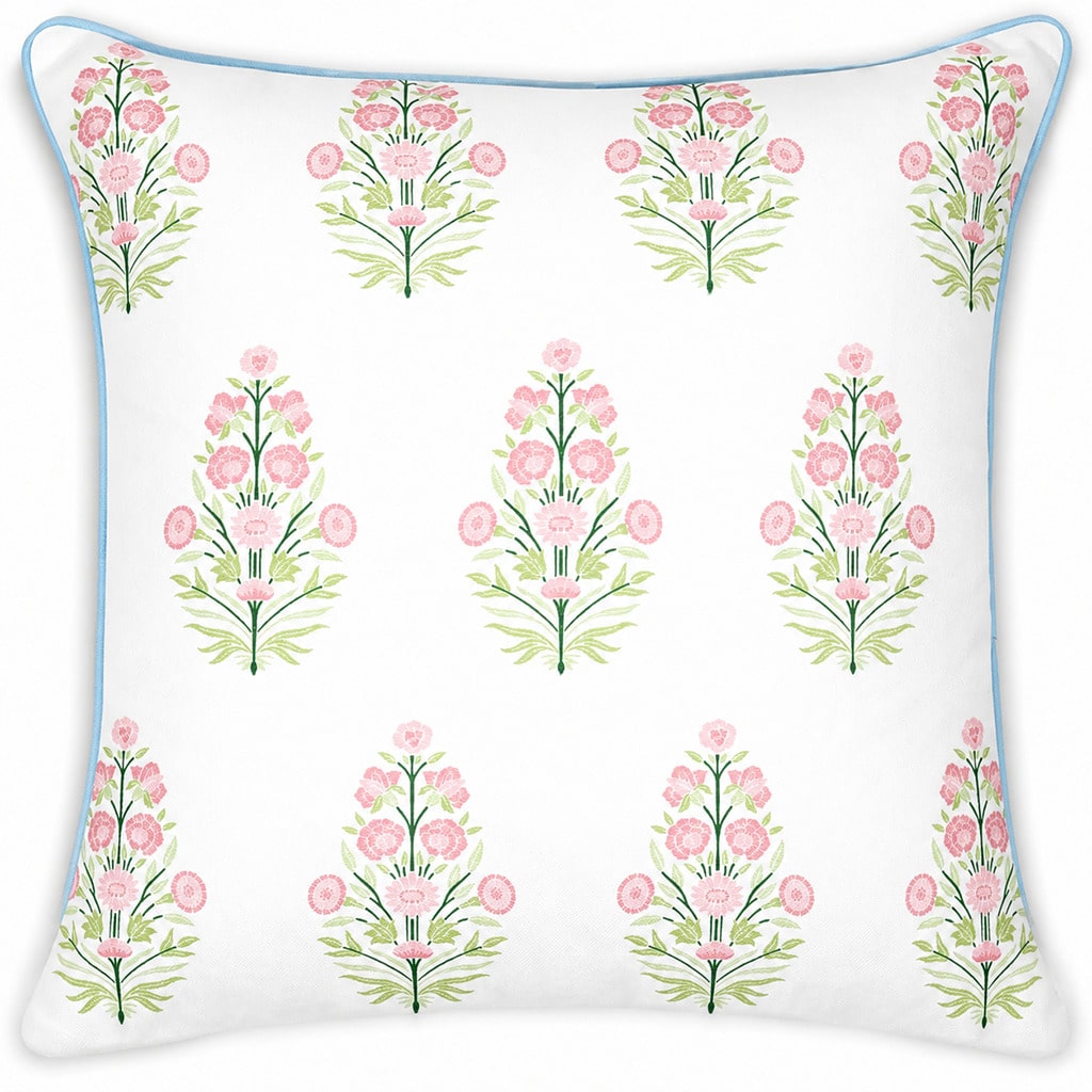Pillow Insert 18X18 - Housse de coussin à fleurs roses,