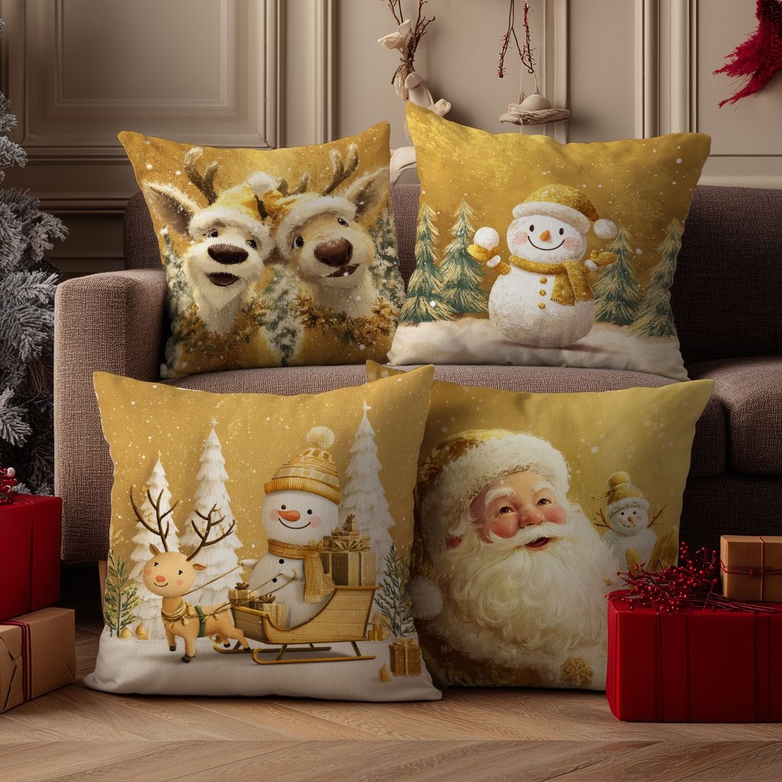 Taies d'oreiller de Noël festi - Home Textiles News avis et prix
