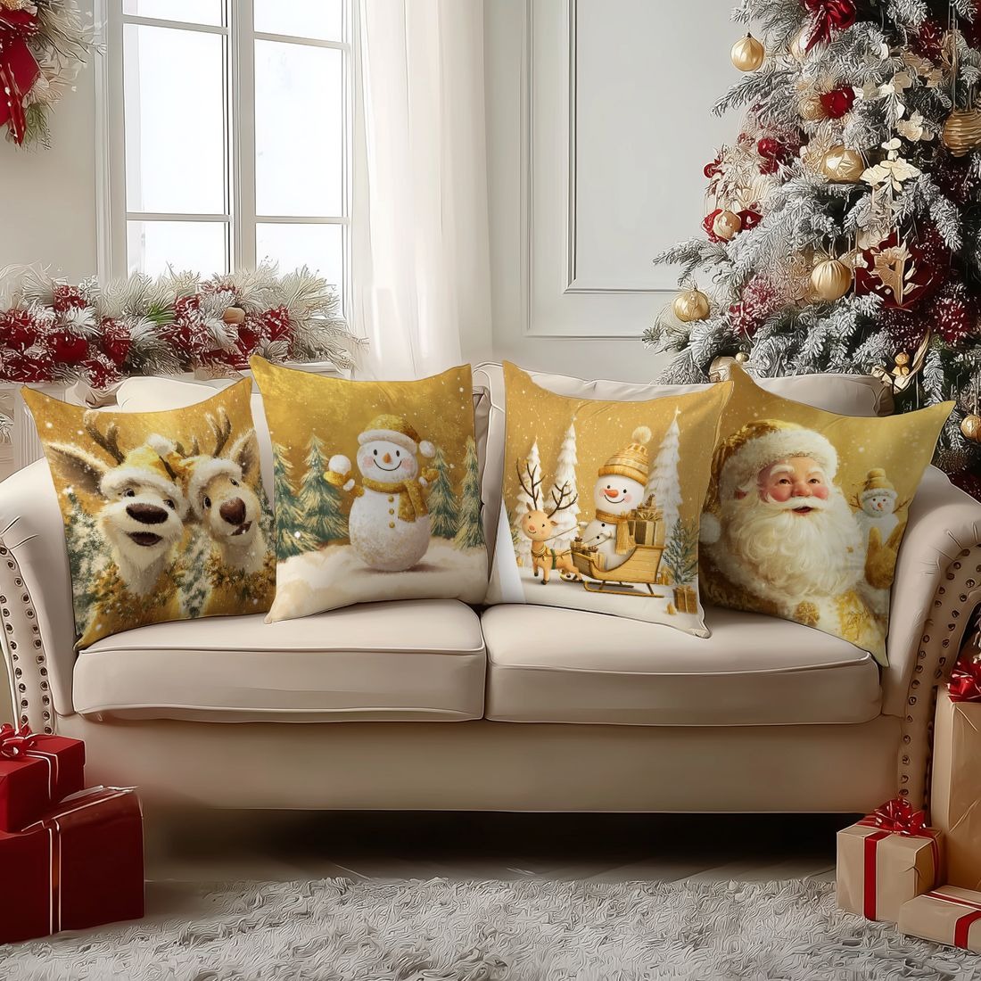 Taies d'oreiller de Noël festi - Home Textiles News avis et prix