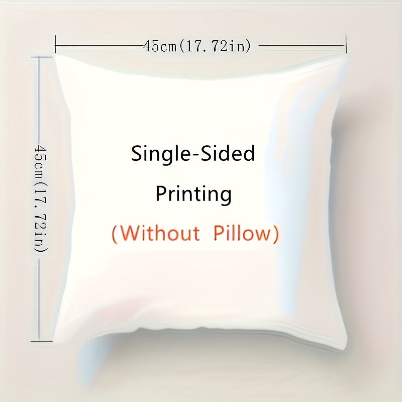 4 housses de coussin imprimées - Pillow Insert 18X18 avis et prix