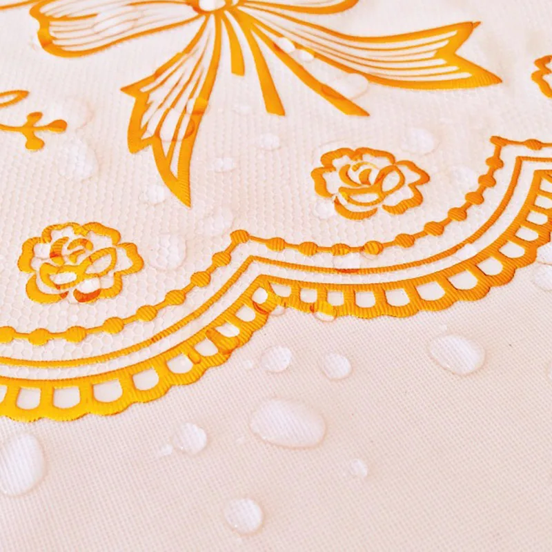 Nouvelle nappe ovale en PVC im - Home Textiles News avis et prix
