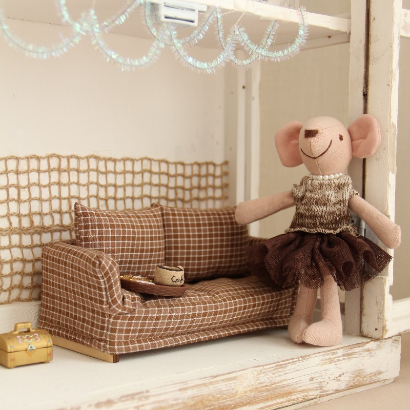 Canapé Miniature Vintage en ti - Vintage Home Textiles avis et prix