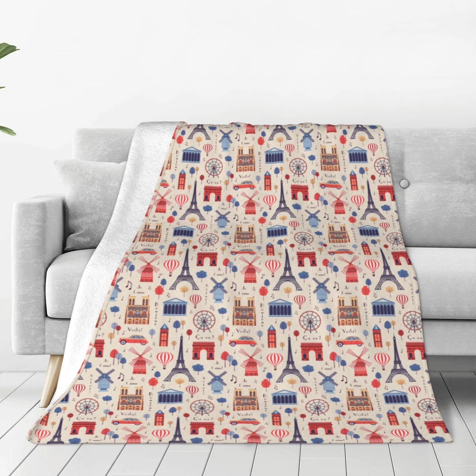 Couverture en polaire sherpa i - Home Textiles Paris avis et prix