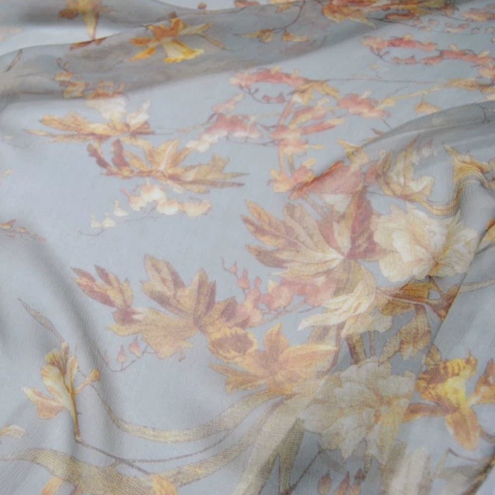 Tissu en crêpe de soie et mous - Vintage Home Textiles avis et prix