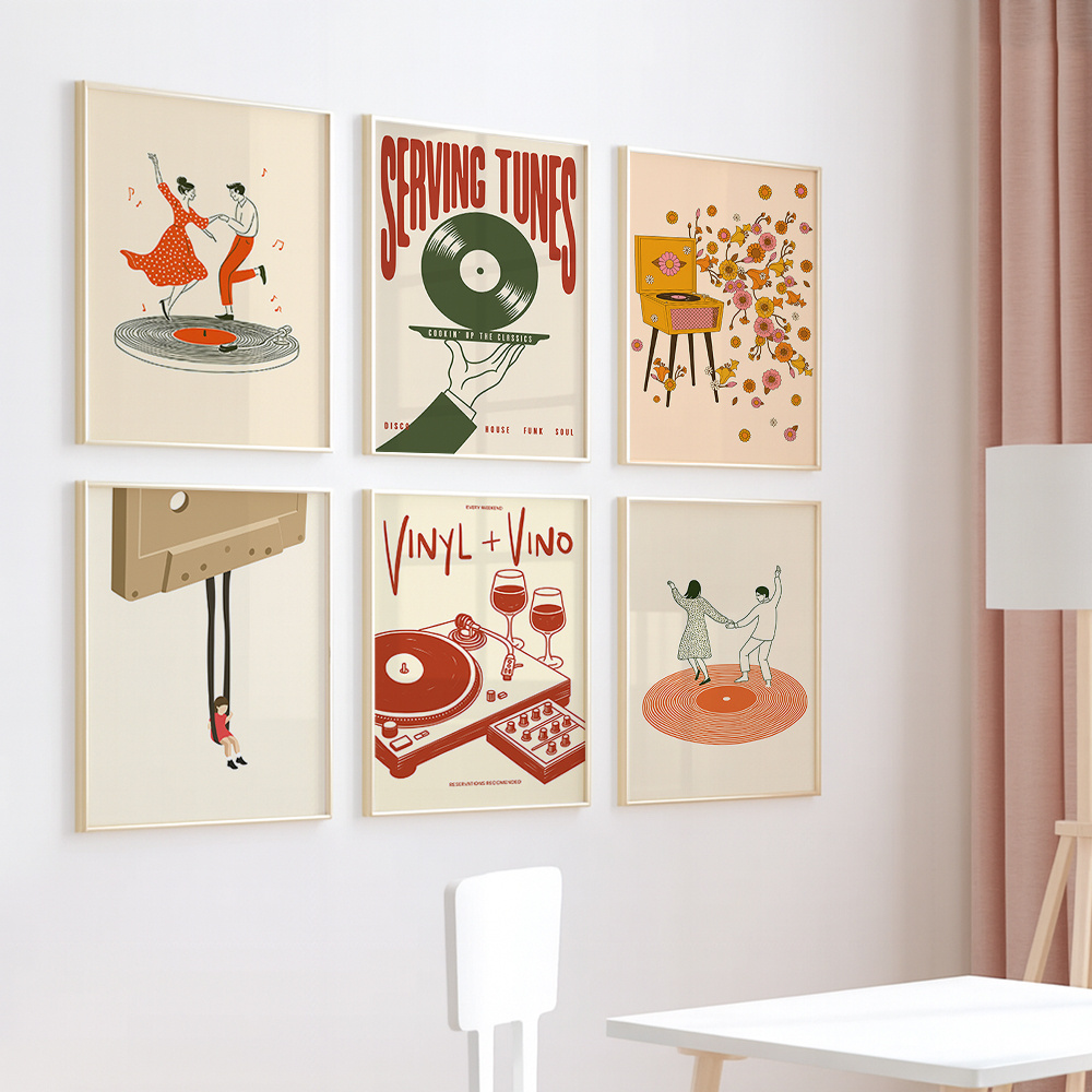 1 pièce Affiche murale vintage - Vintage Home Textiles avis et prix