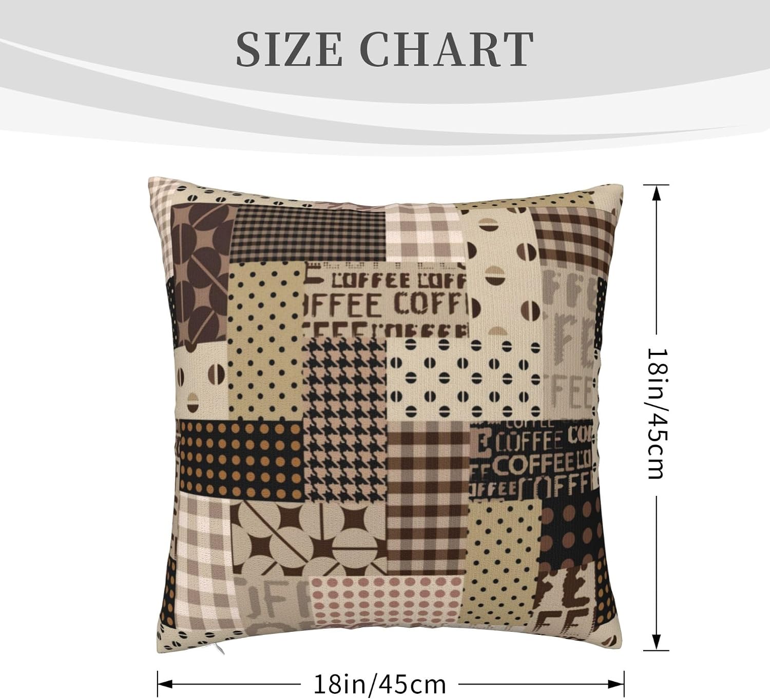 Housse de coussin Coffee Time  - Pillow Insert 18X18 avis et prix