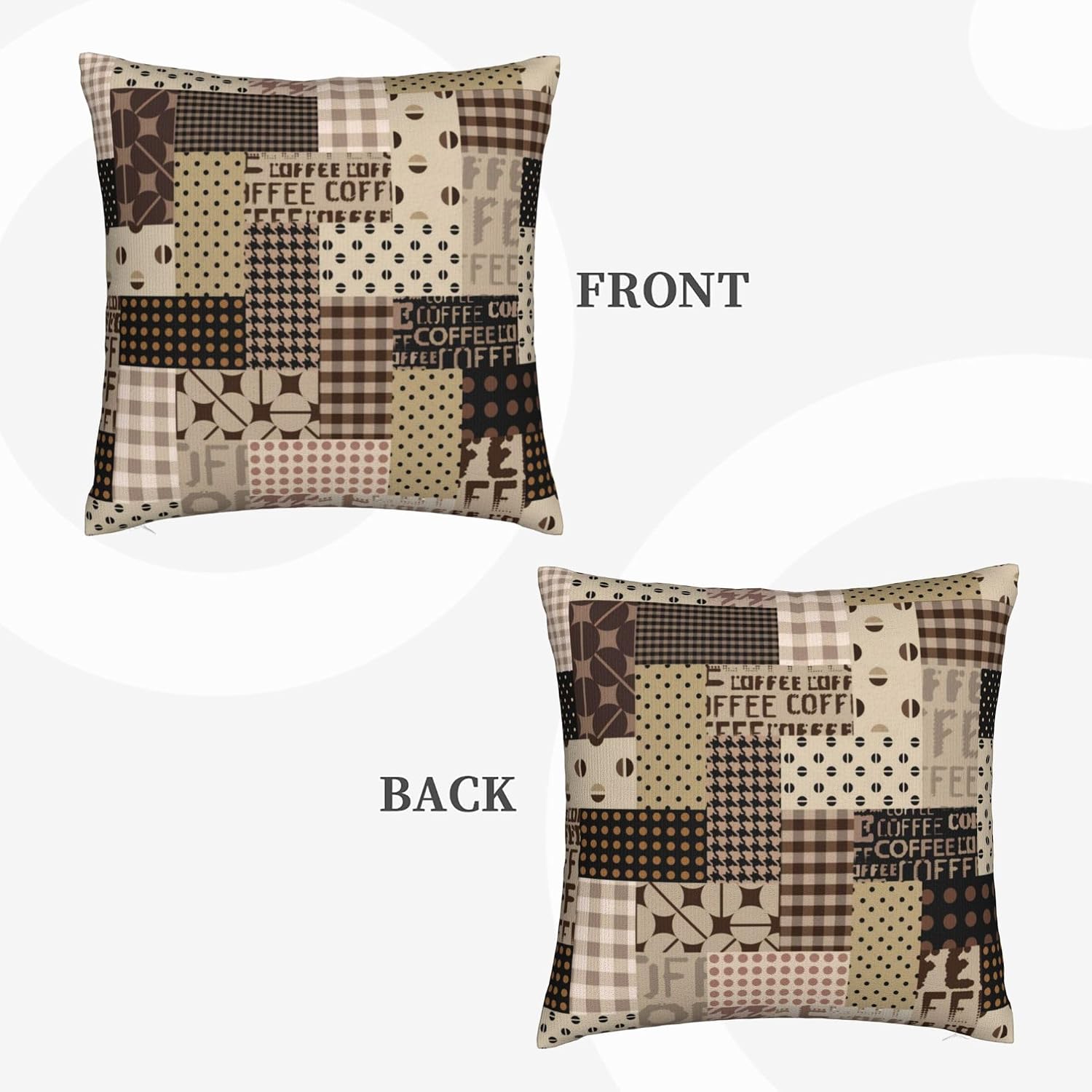 Housse de coussin Coffee Time  - Pillow Insert 18X18 avis et prix