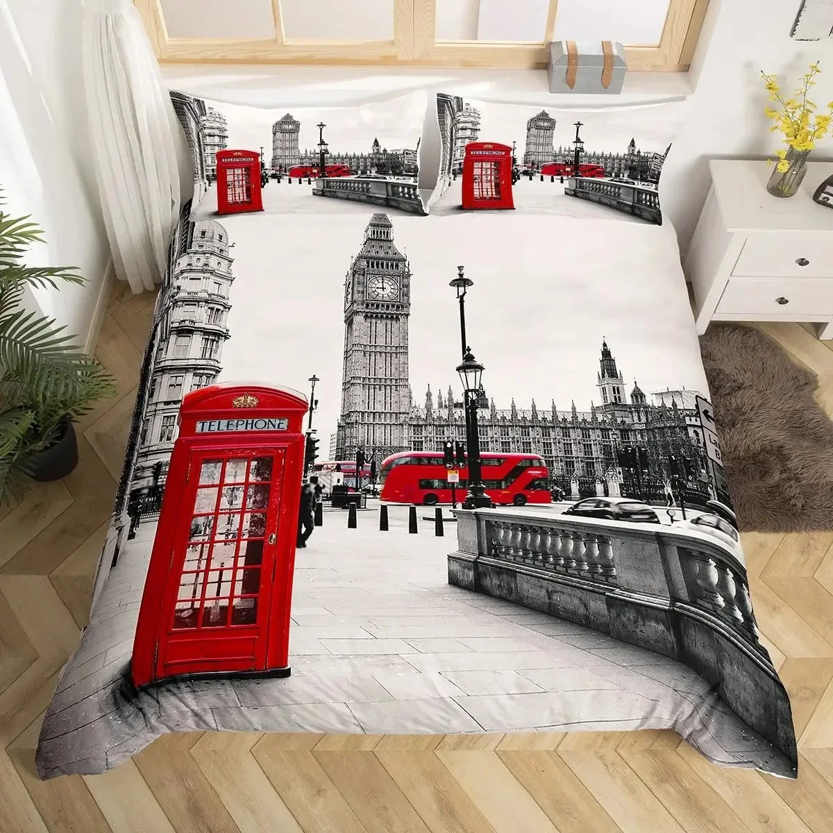 Cabine téléphonique London The - Home Textiles London avis et prix