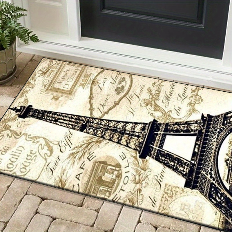 Tapis sur le thème de la Tour  - Home Textiles Paris avis et prix