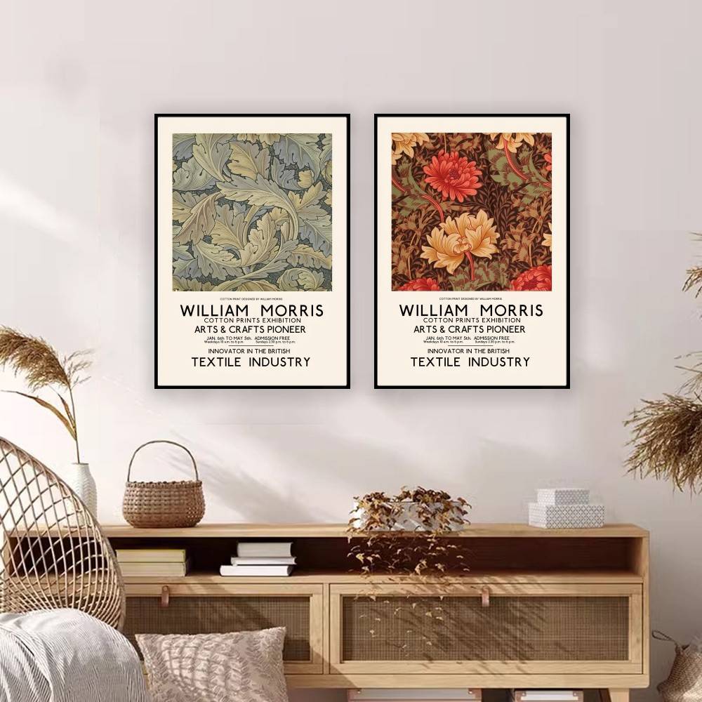 Affiche murale textile William - Home Textiles Exhibition avis et prix