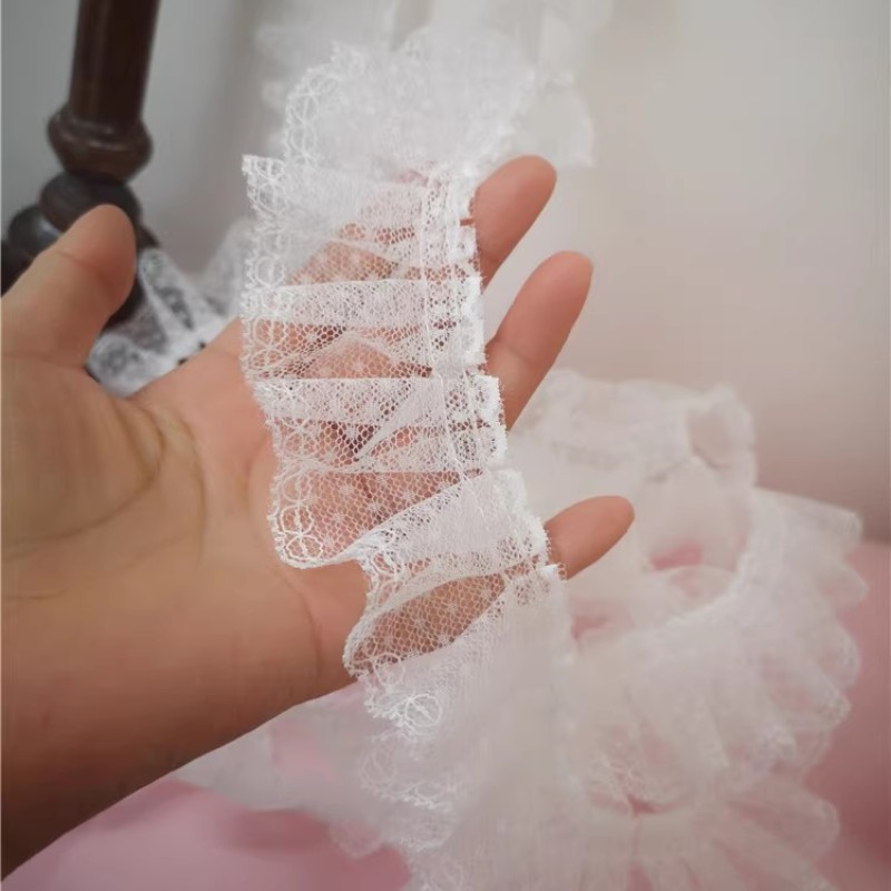 Dentelle de tulle à pois jacqu - Home Textiles Factory avis et prix
