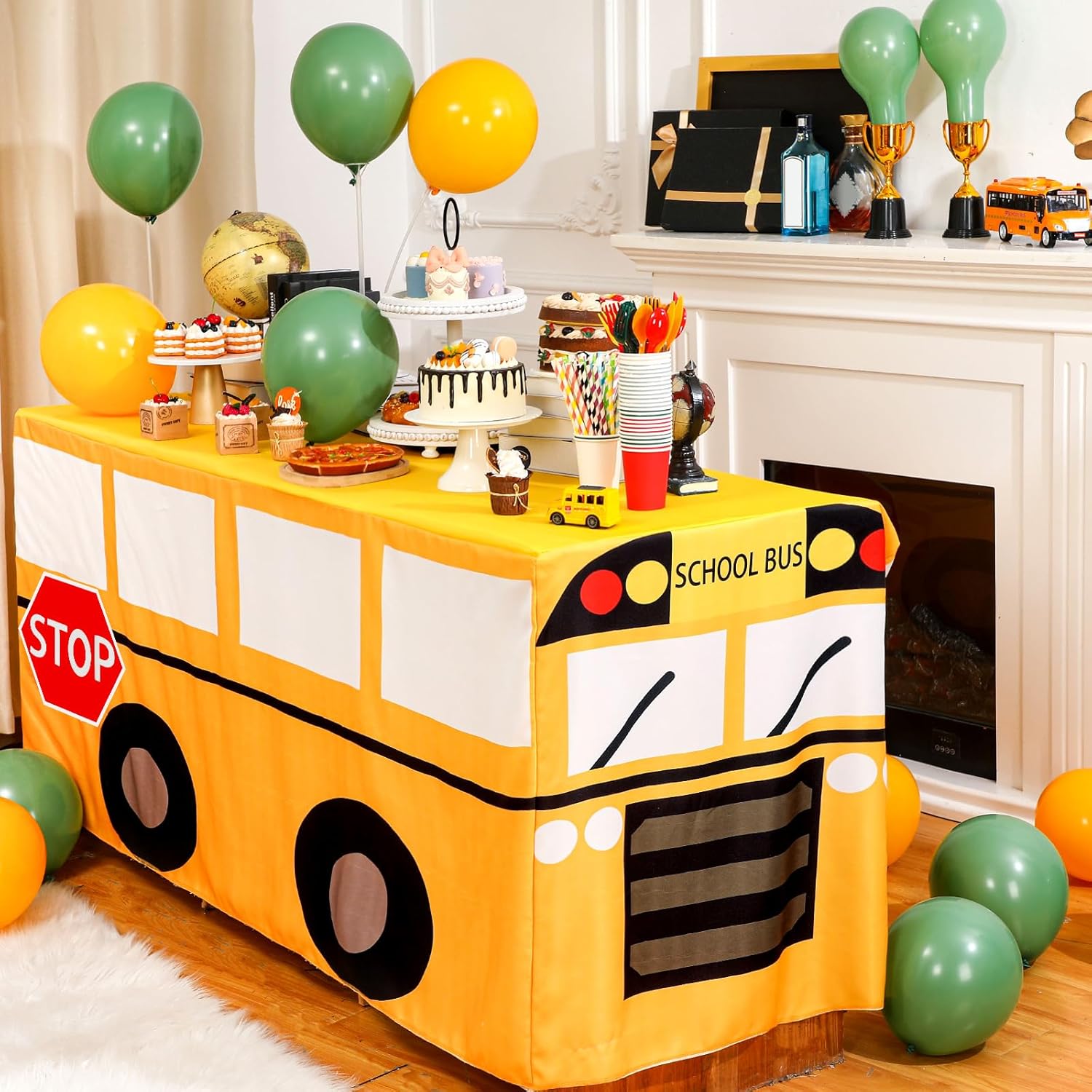 Nappe en forme de bus scolaire - Home Textiles News avis et prix